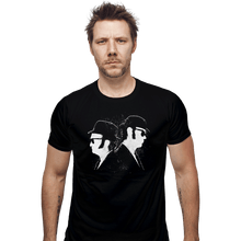 Load image into Gallery viewer, Shirts Fitted Shirts, Mens / Small / Black Blues Bros