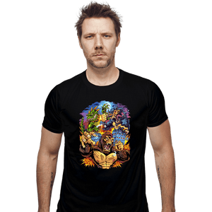 Daily_Deal_Shirts Fitted Shirts, Mens / Small / Black Rampage Arcade Tribute
