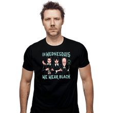 Load image into Gallery viewer, Daily_Deal_Shirts Fitted Shirts, Mens / Small / Black Wednesday Club