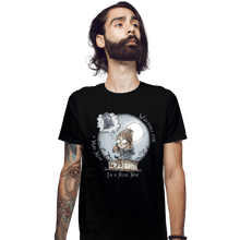 Load image into Gallery viewer, Shirts Fitted Shirts, Mens / Small / Black The Girl Who Waited