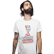 Load image into Gallery viewer, Shirts Fitted Shirts, Mens / Small / White Where's Grindelwaldo