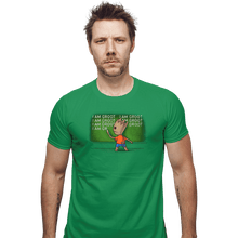 Load image into Gallery viewer, Shirts Fitted Shirts, Mens / Small / Irish Green Groot's Detention