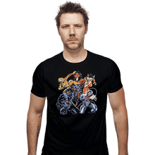 Load image into Gallery viewer, Shirts Fitted Shirts, Mens / Small / Black Terror Cats