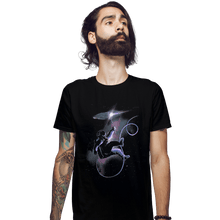 Load image into Gallery viewer, Shirts Fitted Shirts, Mens / Small / Black Catching Stars