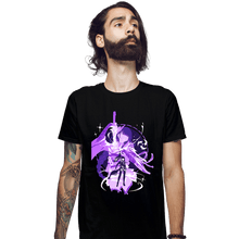 Load image into Gallery viewer, Daily_Deal_Shirts Fitted Shirts, Mens / Small / Black Electro Raiden Shogun