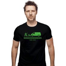 Load image into Gallery viewer, Daily_Deal_Shirts Fitted Shirts, Mens / Small / Black Motivational Trail