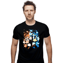 Load image into Gallery viewer, Daily_Deal_Shirts Fitted Shirts, Mens / Small / Black Tickle Crabs