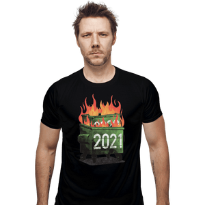 Shirts Fitted Shirts, Mens / Small / Black 2021 Double Dumpster Fire