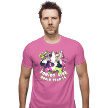 Load image into Gallery viewer, Shirts Fitted Shirts, Mens / Small / Azalea Squids Live