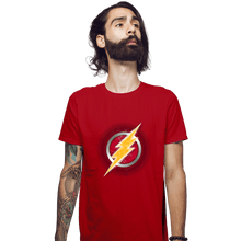 Load image into Gallery viewer, Shirts Fitted Shirts, Mens / Small / Red Speed Demon