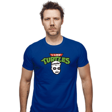 Load image into Gallery viewer, Daily_Deal_Shirts Fitted Shirts, Mens / Small / Royal Blue I Like Turtles