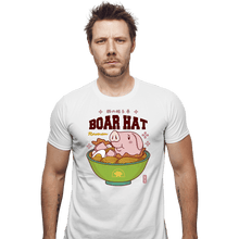 Load image into Gallery viewer, Shirts Fitted Shirts, Mens / Small / White Boar Hat Ramen