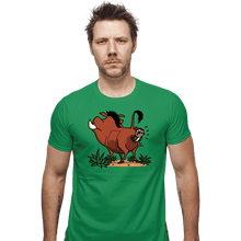 Load image into Gallery viewer, Daily_Deal_Shirts Fitted Shirts, Mens / Small / Irish Green Savannah Detective