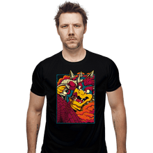 Load image into Gallery viewer, Daily_Deal_Shirts Fitted Shirts, Mens / Small / Black Attack On Bowser