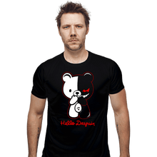 Load image into Gallery viewer, Shirts Fitted Shirts, Mens / Small / Black Hello Despair