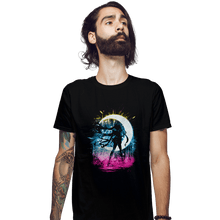 Load image into Gallery viewer, Shirts Fitted Shirts, Mens / Small / Black Sailor Moon Storm