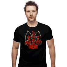 Load image into Gallery viewer, Shirts Fitted Shirts, Mens / Small / Black The Four Spidermen