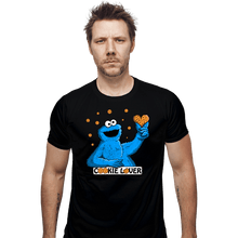 Load image into Gallery viewer, Daily_Deal_Shirts Fitted Shirts, Mens / Small / Black Cookie Lover