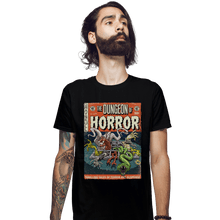 Load image into Gallery viewer, Shirts Fitted Shirts, Mens / Small / Black The Dungeon Of Horror
