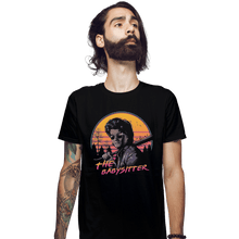 Load image into Gallery viewer, Shirts Fitted Shirts, Mens / Small / Black The Babysitter