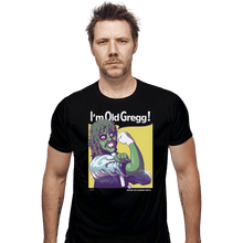 Load image into Gallery viewer, Shirts Fitted Shirts, Mens / Small / Black I'm Old Gregg