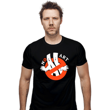 Load image into Gallery viewer, Daily_Deal_Shirts Fitted Shirts, Mens / Small / Black Ai Busters