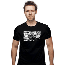 Load image into Gallery viewer, Shirts Fitted Shirts, Mens / Small / Black Stripe Has A Posse