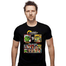 Load image into Gallery viewer, Daily_Deal_Shirts Fitted Shirts, Mens / Small / Black Fight Night
