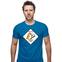 Load image into Gallery viewer, Secret_Shirts Fitted Shirts, Mens / Small / Sapphire Horny Jail