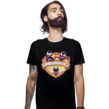 Load image into Gallery viewer, Shirts Fitted Shirts, Mens / Small / Black Symbimaniacs