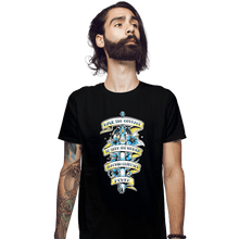 Load image into Gallery viewer, Daily_Deal_Shirts Fitted Shirts, Mens / Small / Black Vintage Sword