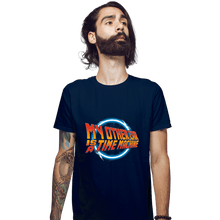 Load image into Gallery viewer, Shirts Fitted Shirts, Mens / Small / Navy My Other Car