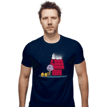 Load image into Gallery viewer, Shirts Fitted Shirts, Mens / Small / Navy Snapy