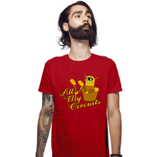 Load image into Gallery viewer, Daily_Deal_Shirts Fitted Shirts, Mens / Small / Red All My Circuits