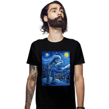 Load image into Gallery viewer, Secret_Shirts Fitted Shirts, Mens / Small / Black Starry Crumpit
