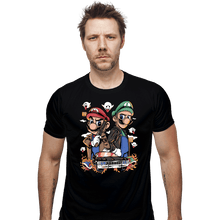 Load image into Gallery viewer, Secret_Shirts Fitted Shirts, Mens / Small / Black Plumber Family Business