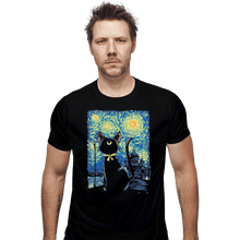 Load image into Gallery viewer, Shirts Fitted Shirts, Mens / Small / Black Claire De Lune