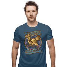 Load image into Gallery viewer, Last_Chance_Shirts Fitted Shirts, Mens / Small / Indigo Blue Chocobo Racer
