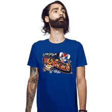 Load image into Gallery viewer, Daily_Deal_Shirts Fitted Shirts, Mens / Small / Royal Blue Every Joe Loves Toontown