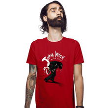 Load image into Gallery viewer, Secret_Shirts Fitted Shirts, Mens / Small / Red Wick VS The World