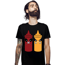 Load image into Gallery viewer, Secret_Shirts Fitted Shirts, Mens / Small / Black X Sauce