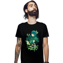 Load image into Gallery viewer, Daily_Deal_Shirts Fitted Shirts, Mens / Small / Black Windborne Bard Venti