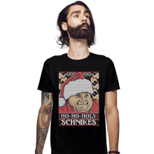 Load image into Gallery viewer, Shirts Fitted Shirts, Mens / Small / Black Holy Schnikes