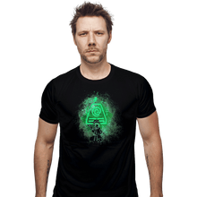 Load image into Gallery viewer, Shirts Fitted Shirts, Mens / Small / Black Toph Art