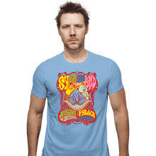 Load image into Gallery viewer, Daily_Deal_Shirts Fitted Shirts, Mens / Small / Powder Blue The Rebo Band