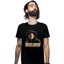 Load image into Gallery viewer, Daily_Deal_Shirts Fitted Shirts, Mens / Small / Black I&#39;m Your Huckleberry
