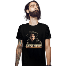 Load image into Gallery viewer, Daily_Deal_Shirts Fitted Shirts, Mens / Small / Black I'm Your Huckleberry