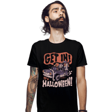 Load image into Gallery viewer, Shirts Fitted Shirts, Mens / Small / Black Get In It&#39;s Halloween
