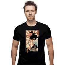 Load image into Gallery viewer, Secret_Shirts Fitted Shirts, Mens / Small / Black AfroSamurai
