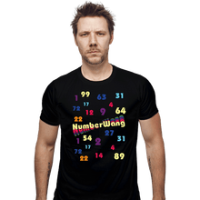 Load image into Gallery viewer, Daily_Deal_Shirts Fitted Shirts, Mens / Small / Black Numberwang